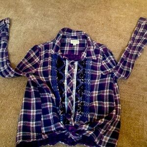 3/$20. Ladies Size Medium Purple Top